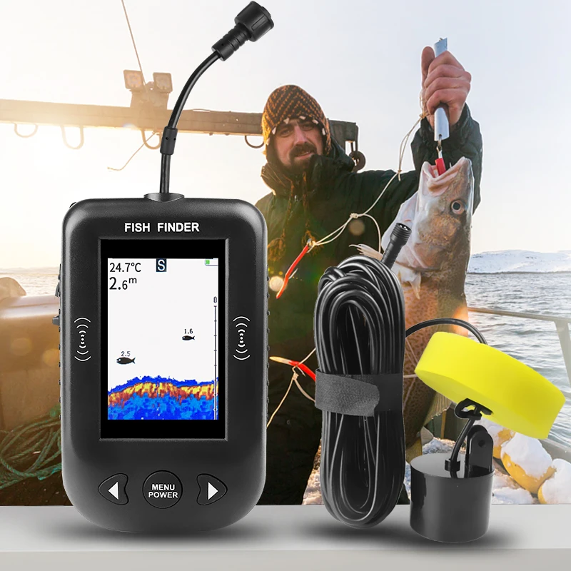 Fish Finder Transducer - Sonda de Pesca Portátil Erchang XF03