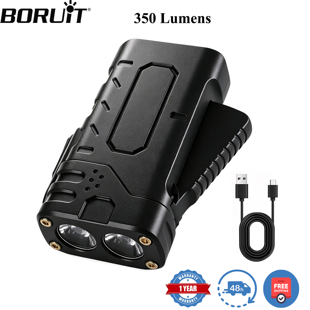 Fishing Light - Lanterna LED EDC com Manivela BORUIiT,