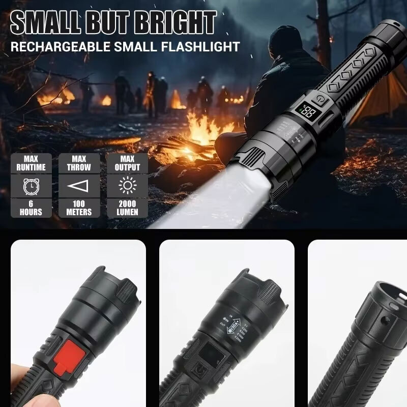 Lanterna Tática LED de Alta Po - Fishing Light avaliação e preço