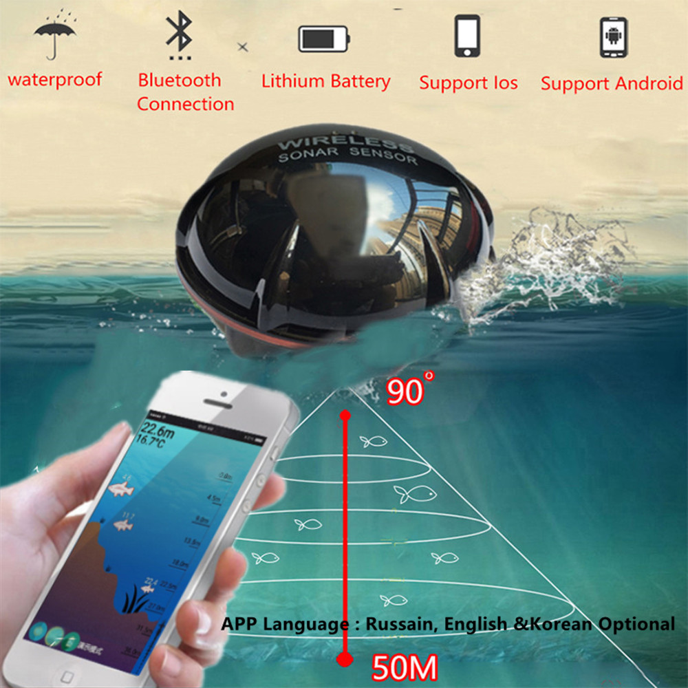 Pupopan 100m novo telefone int - Fishing Gps avaliação e preço