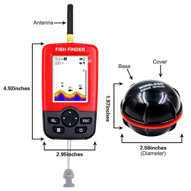 Localizador de Peixes Portátil - Fish Finder Portable avaliação e preço