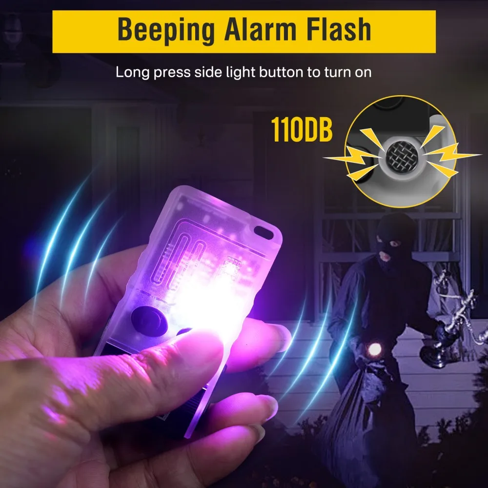Boruit v20 buzzer edc led chav - Fishing Light avaliação e preço