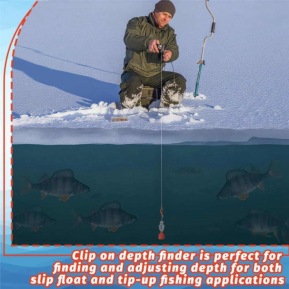 Mega Promoção 618: Kit com 4 M - Fishing Depth Finder avaliação e preço