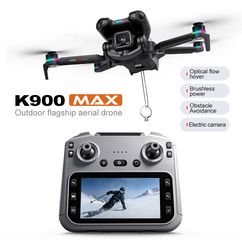 Novo Drone K900 MAX GPS com Câ - Fishing Gps avaliação e preço