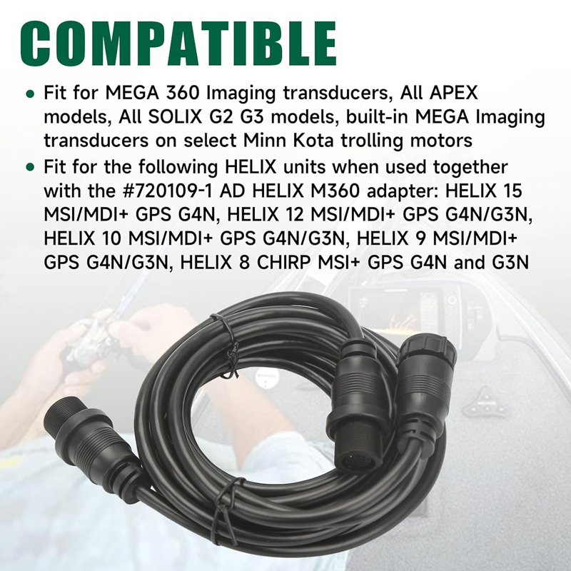 Cabo Adaptador para Localizado - Fish Finder Transducer avaliação e preço