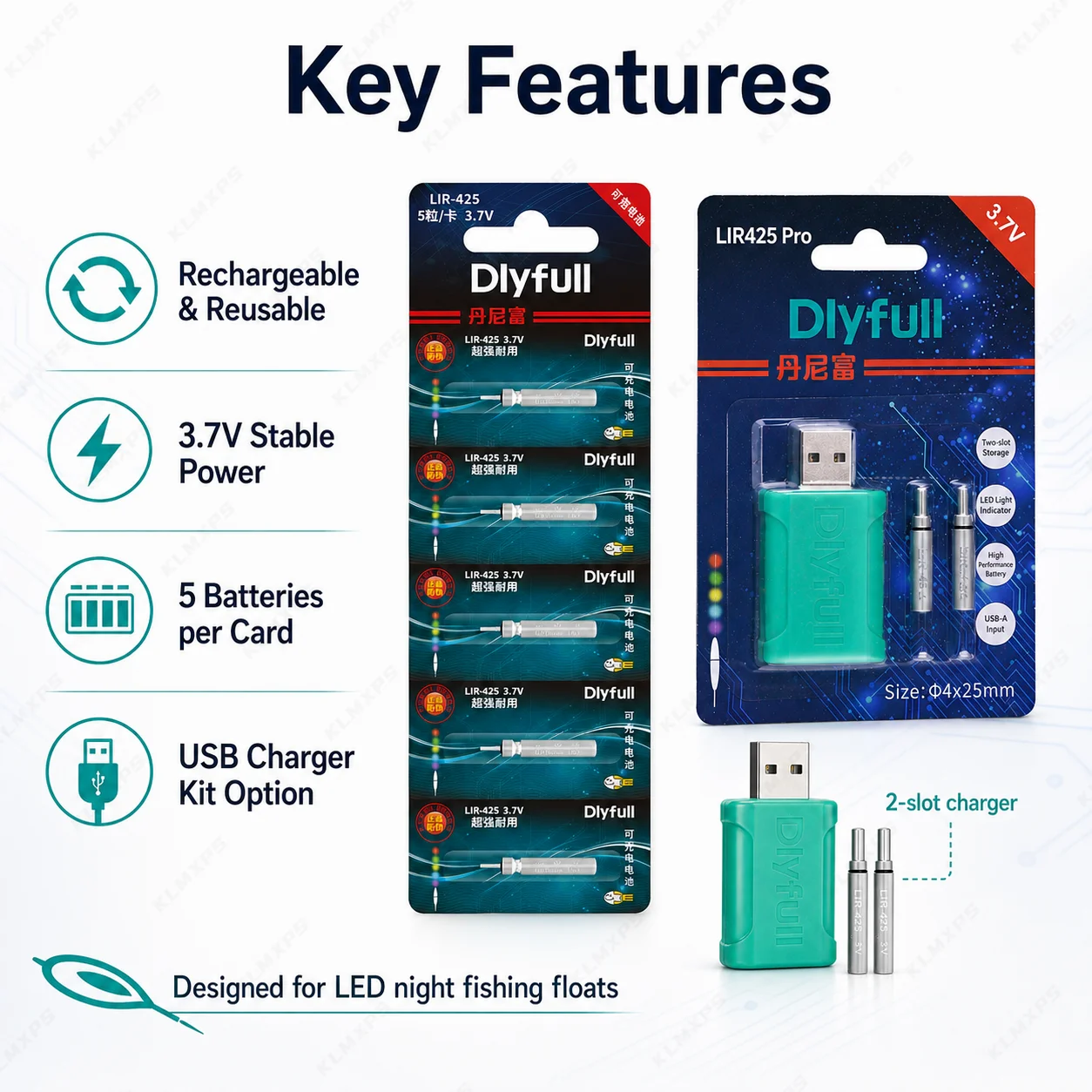 Conjunto de Bateria de Lítio R - Fish Finder Charger avaliação e preço